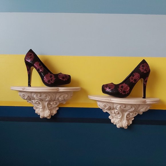 Sequin High Heels - Picture 1 of 4
